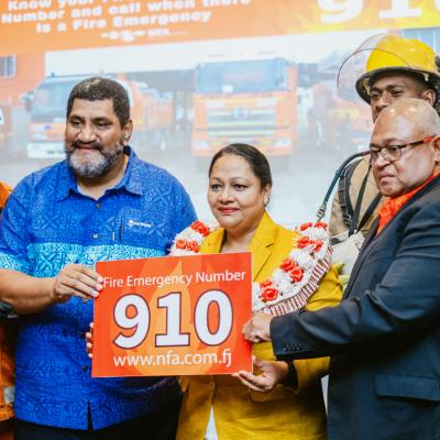 Launch of Fire Emergency Line 910